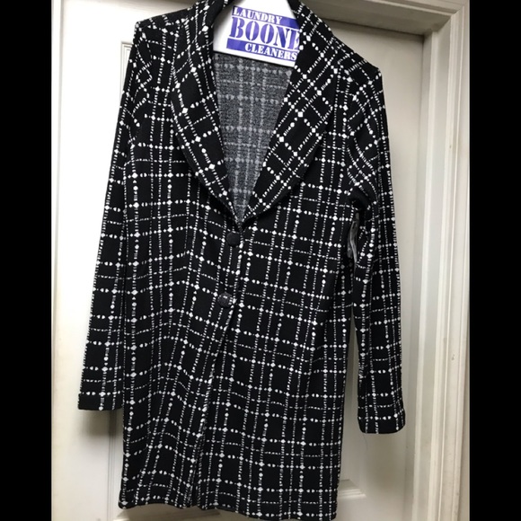 Jcpenney Sweater Coat Nwt Sz Xl Black 